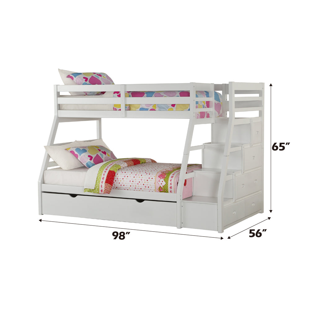 Jason Twin/Full Bunk Bed W/Trundle & Storage