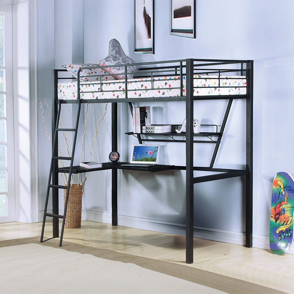 Senon Twin Loft Bed W/Desk