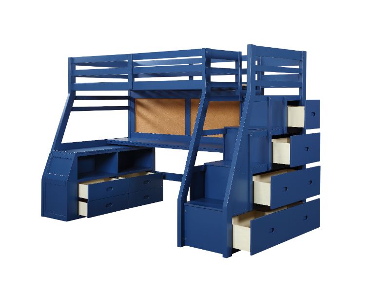 Jason II Twin Loft Bed W/Storage