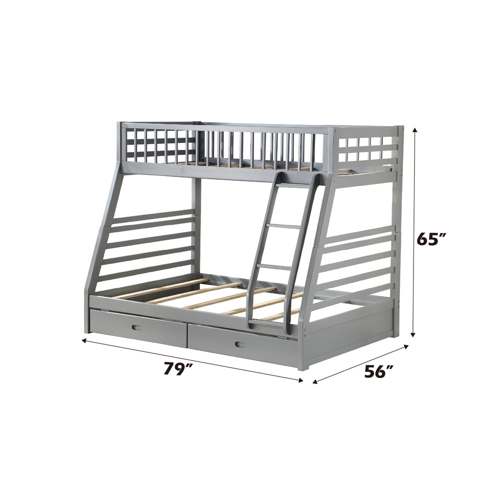Jason Twin/Full Bunk Bed W/Storage