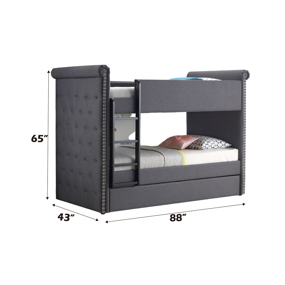 Romana II Twin/Twin Bunk Bed W/Trundle