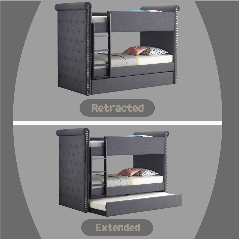 Romana II Twin/Twin Bunk Bed W/Trundle
