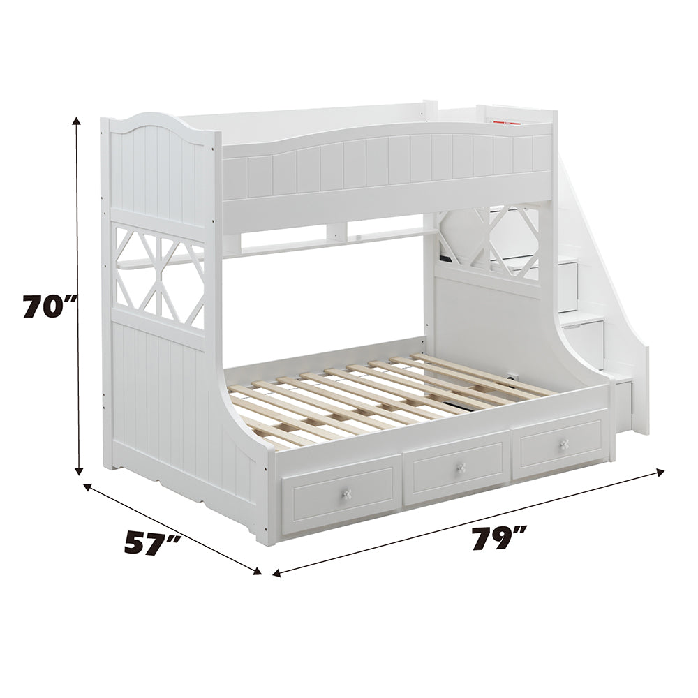 Meyer Twin/Full Bunk Bed W/Storage