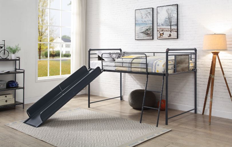 Cordelia Twin Loft Bed W/Slide