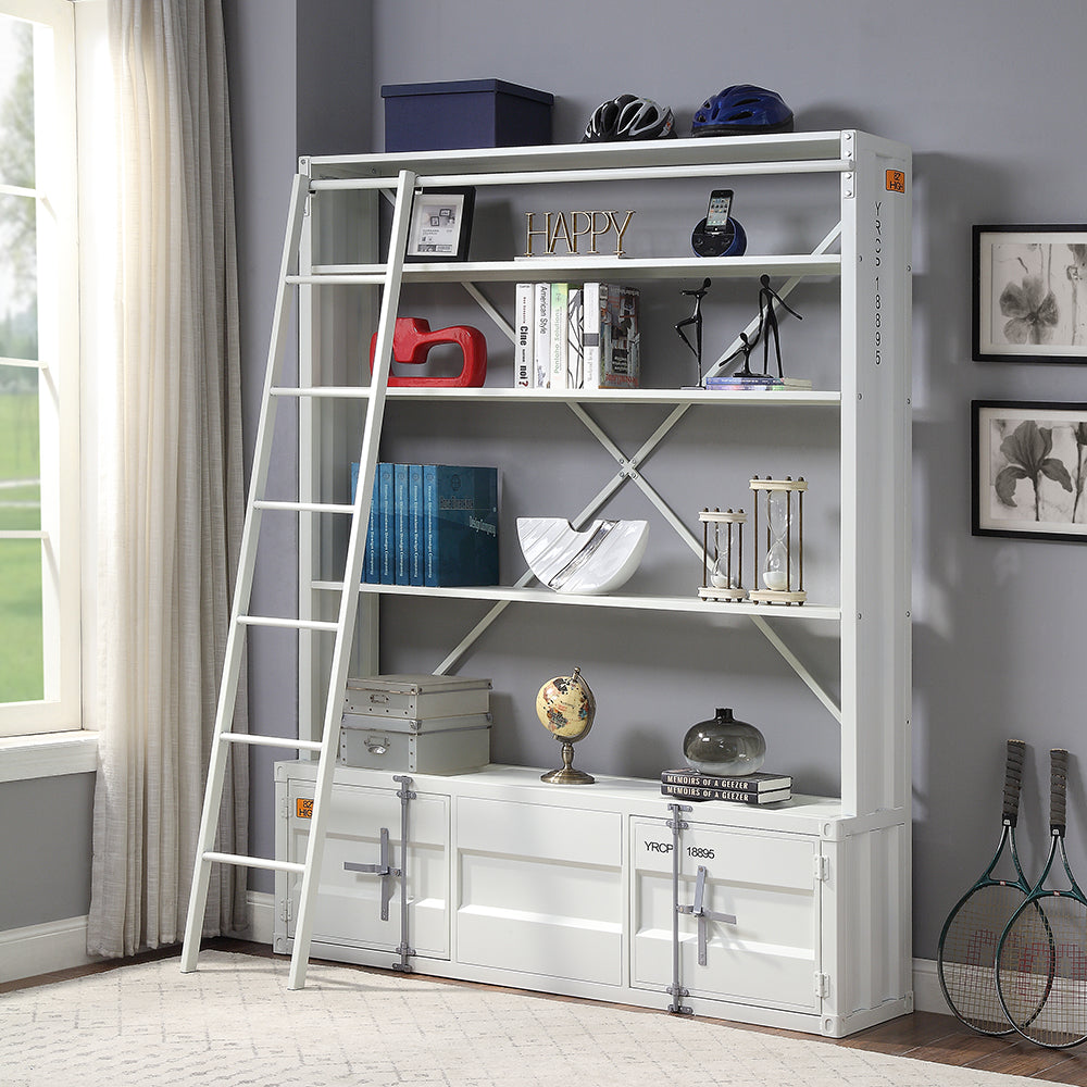 Cargo Bookcase W/Ladder