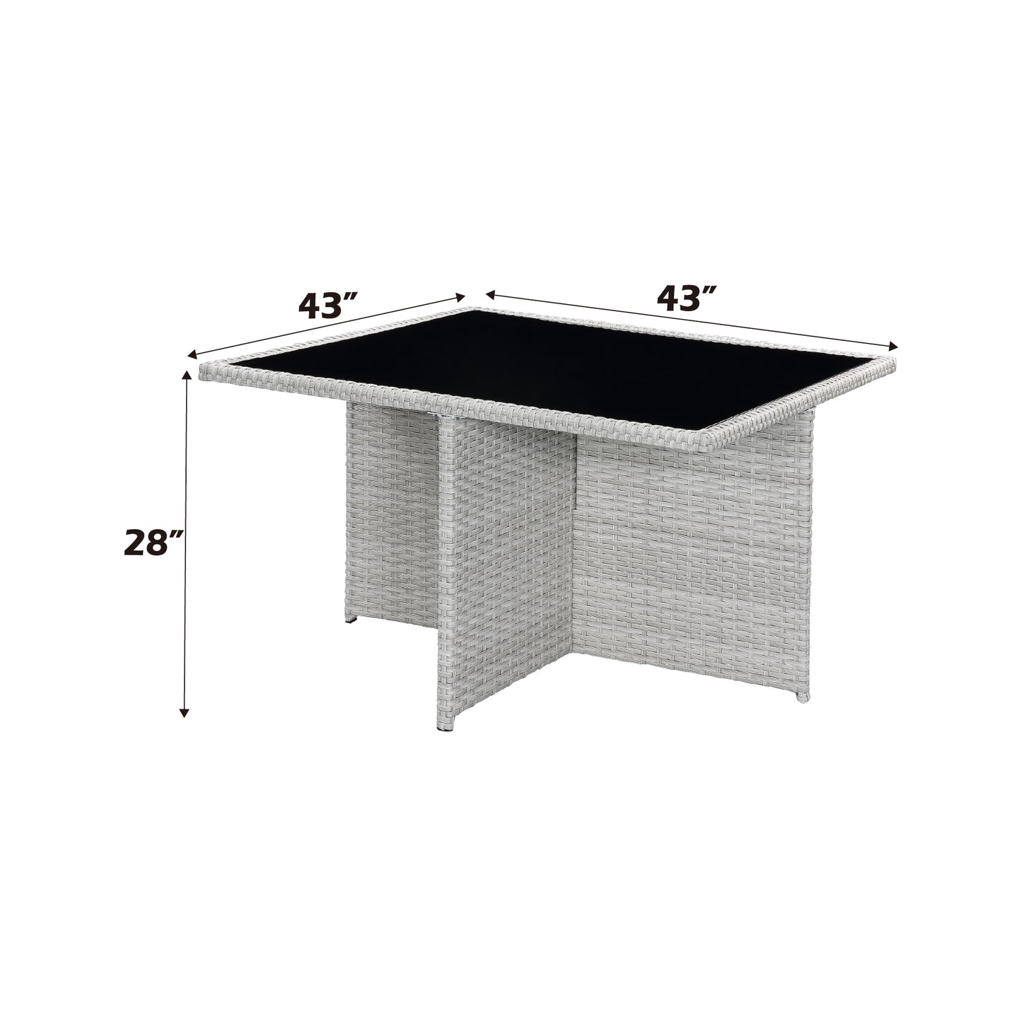 Paitalyi 9PC Bistro Set