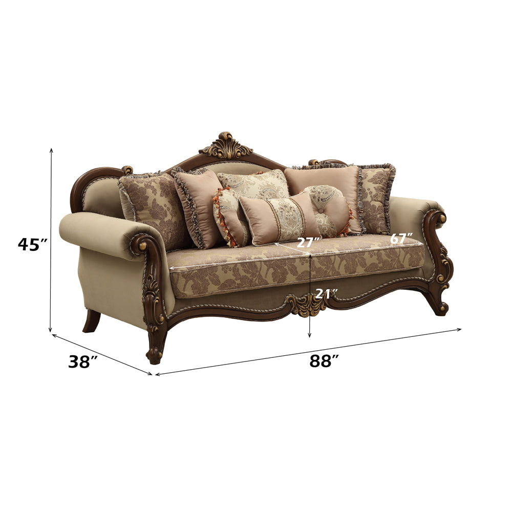 Mehadi Sofa W/8 Pillows
