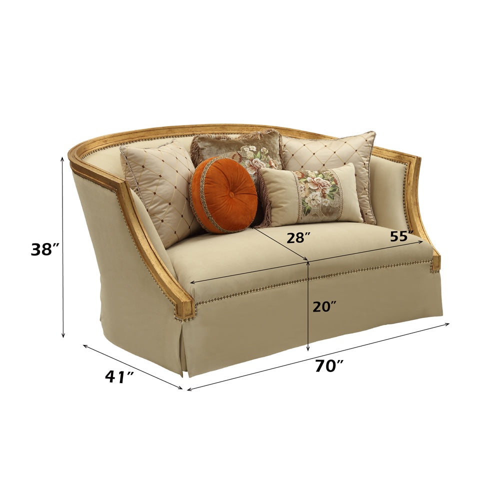 Daesha Loveseat W/5 Pillows