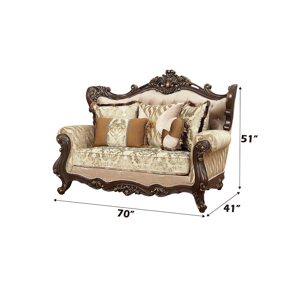 Shalisa Loveseat W/5 Pillows(Same Lv01586)