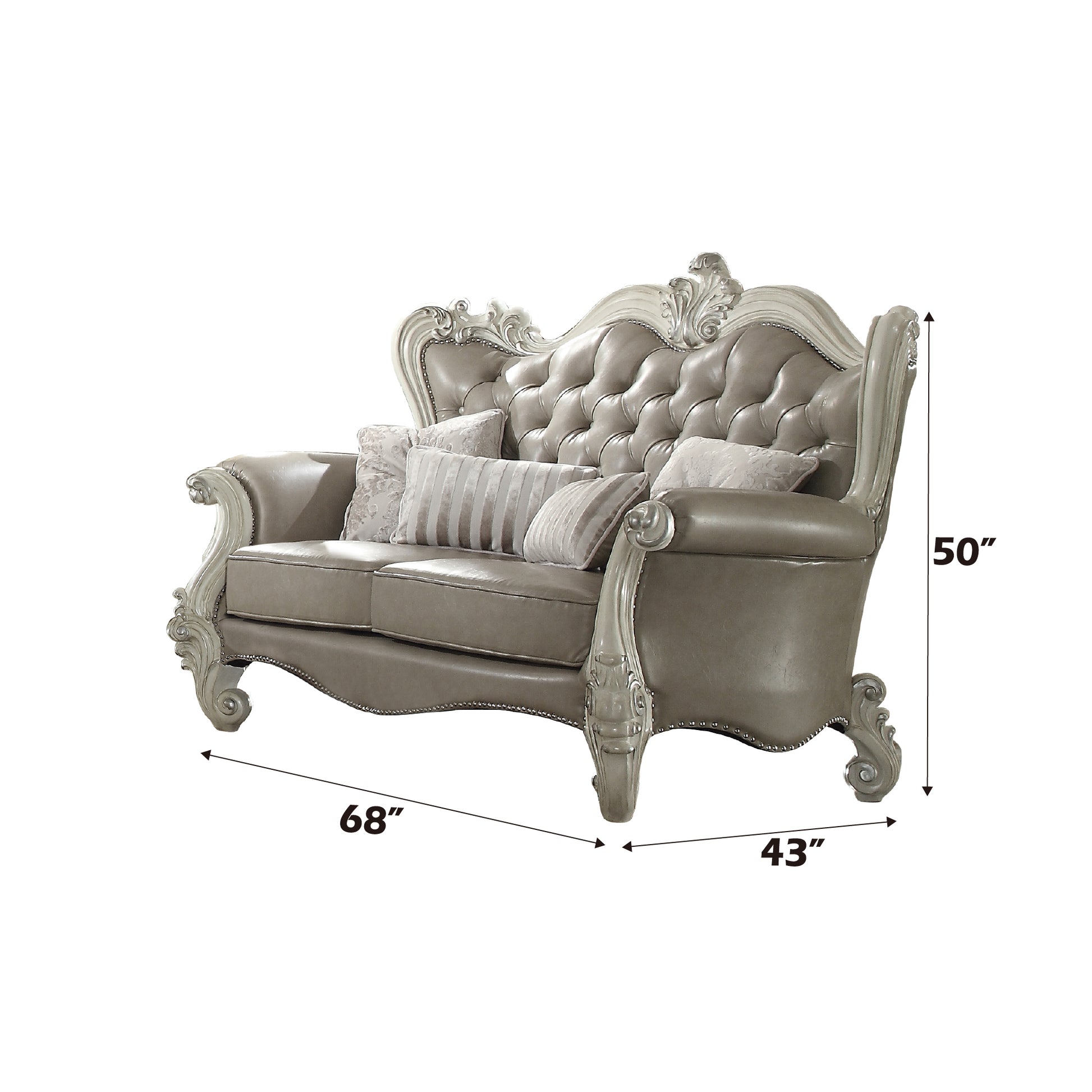 Versailles Loveseat W/4 Pillows