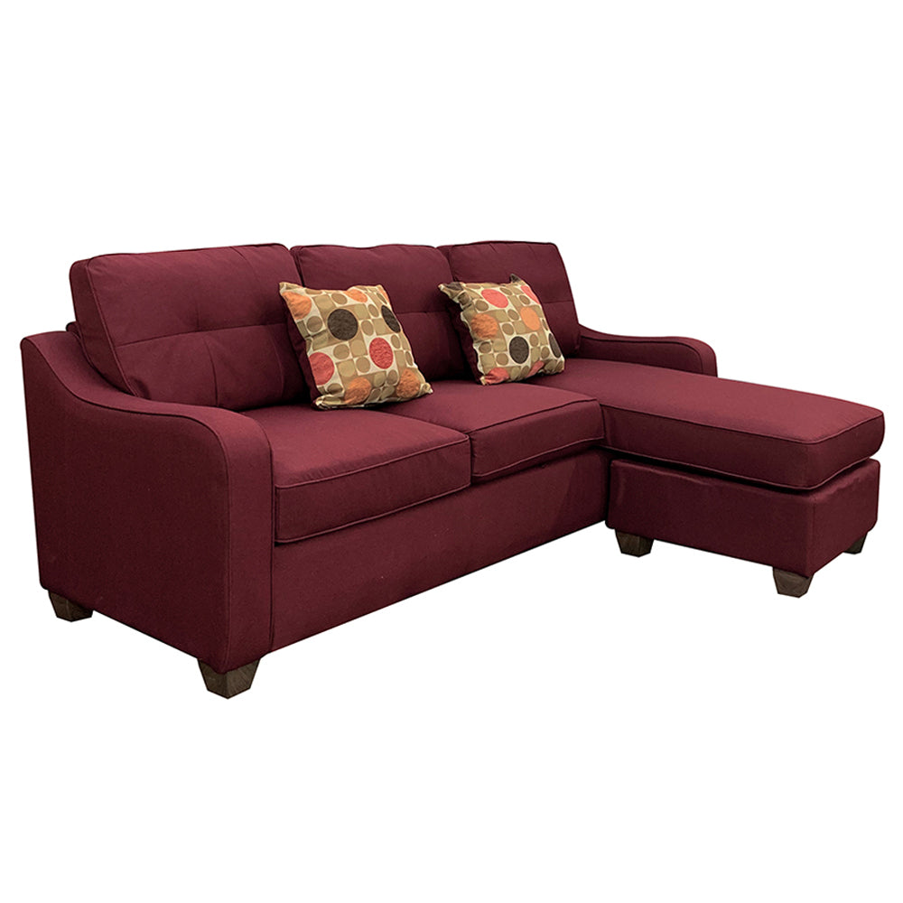 Cleavon II Reversible Sectional Sofa & Ottoman W/2 Pillows