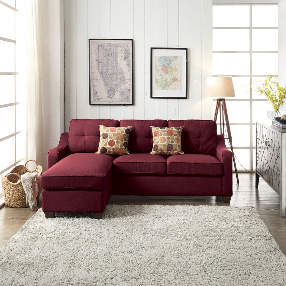 Cleavon II Reversible Sectional Sofa & Ottoman W/2 Pillows