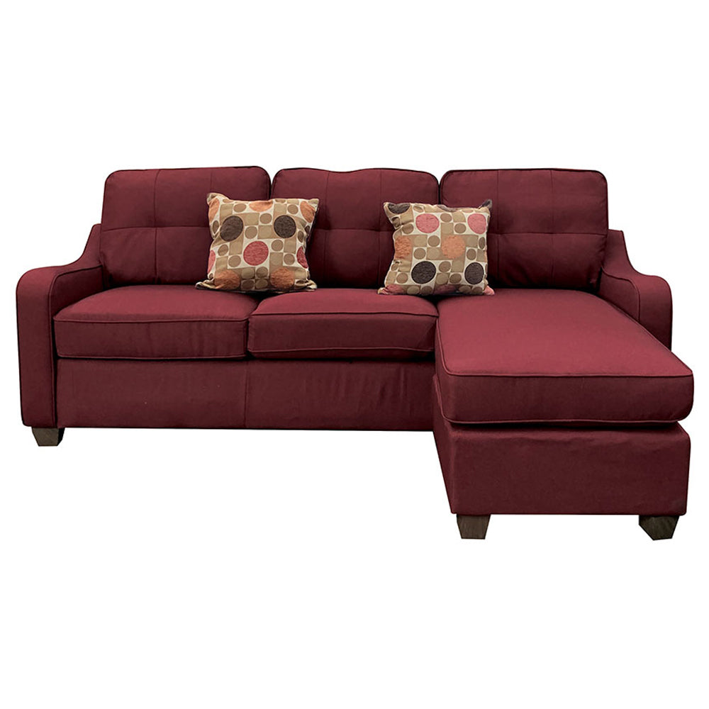 Cleavon II Reversible Sectional Sofa & Ottoman W/2 Pillows