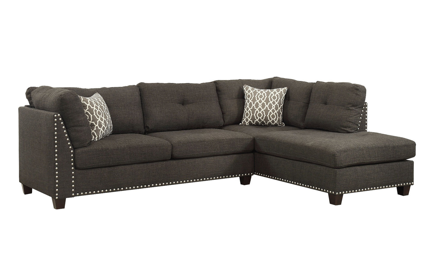 Laurissa Sectional Sofa & Ottoman W/2 Pillows