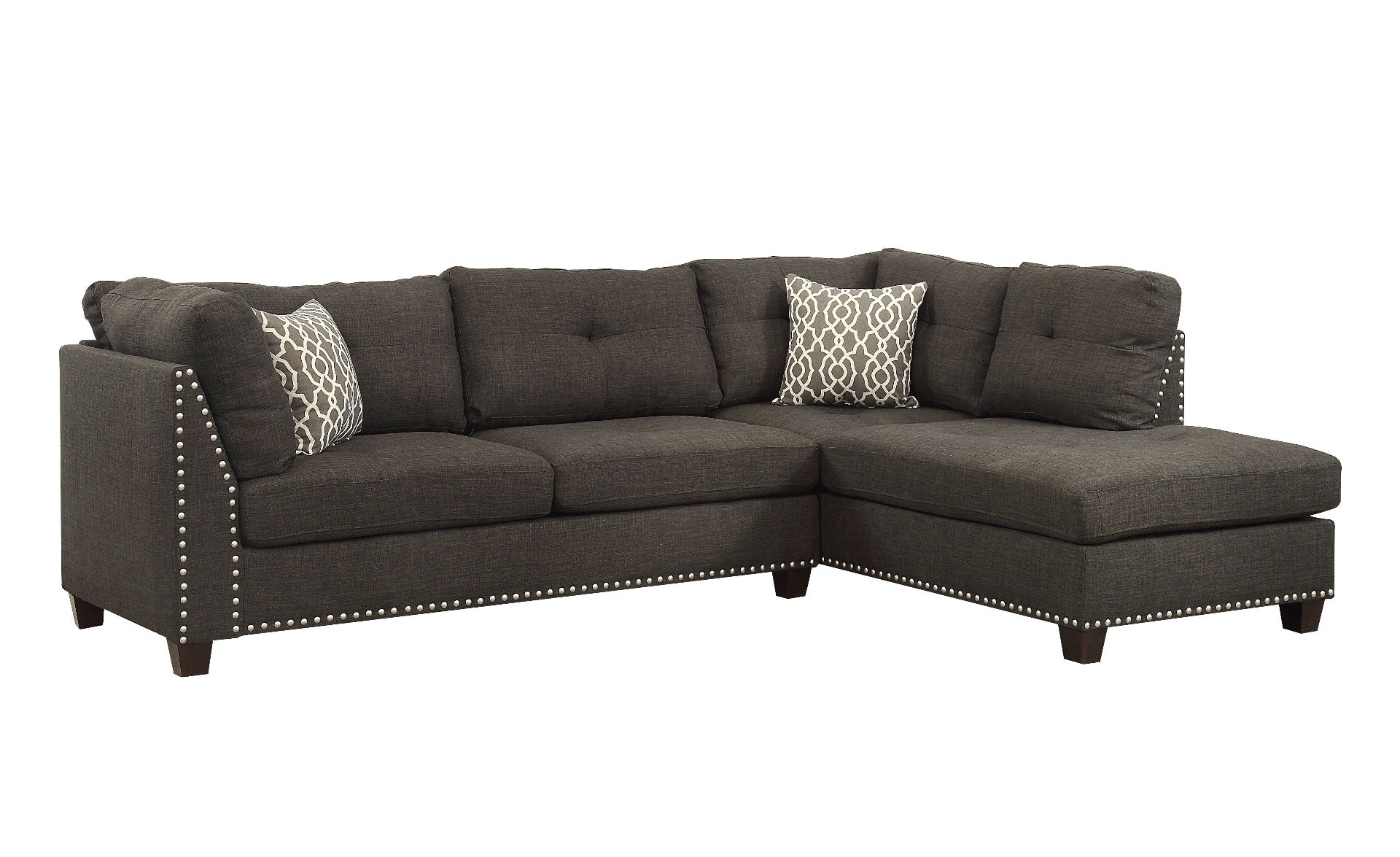 Laurissa Sectional Sofa & Ottoman W/2 Pillows