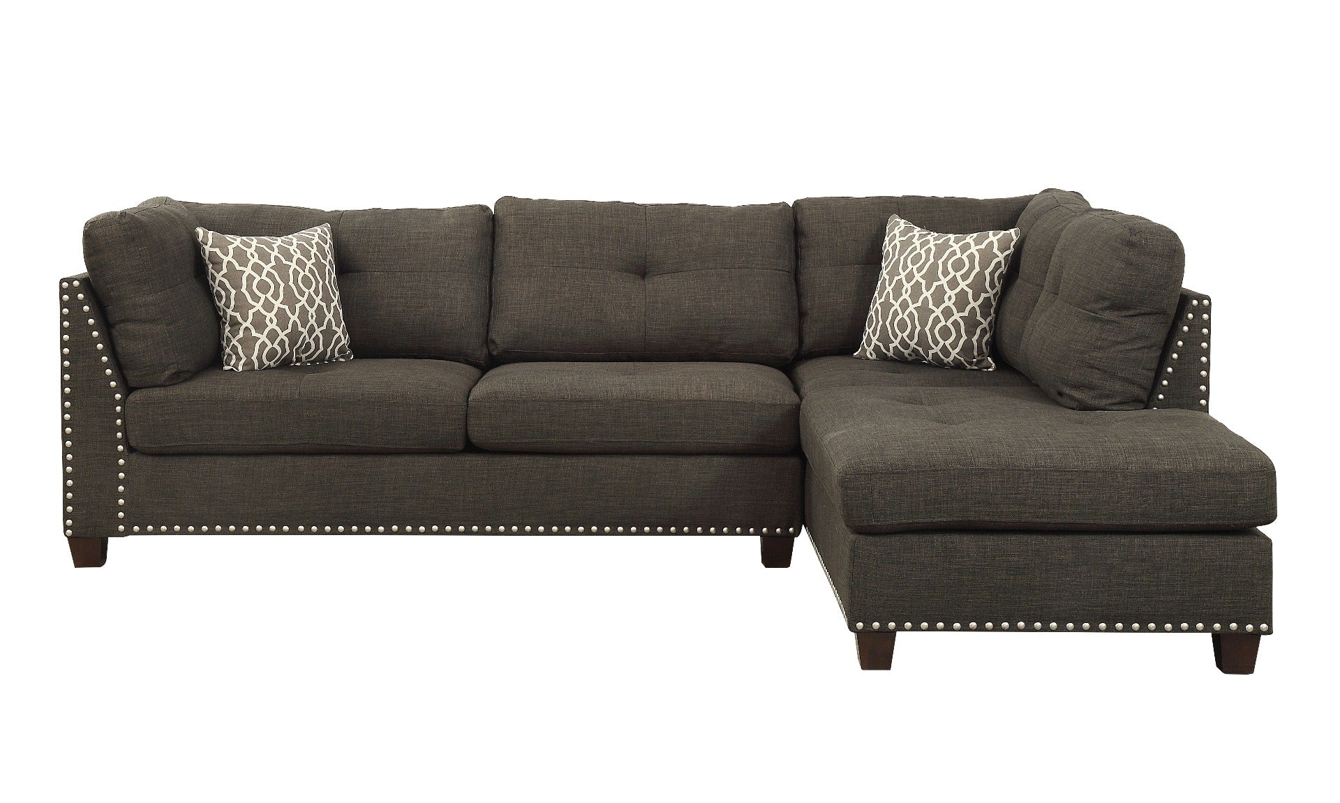 Laurissa Sectional Sofa & Ottoman W/2 Pillows