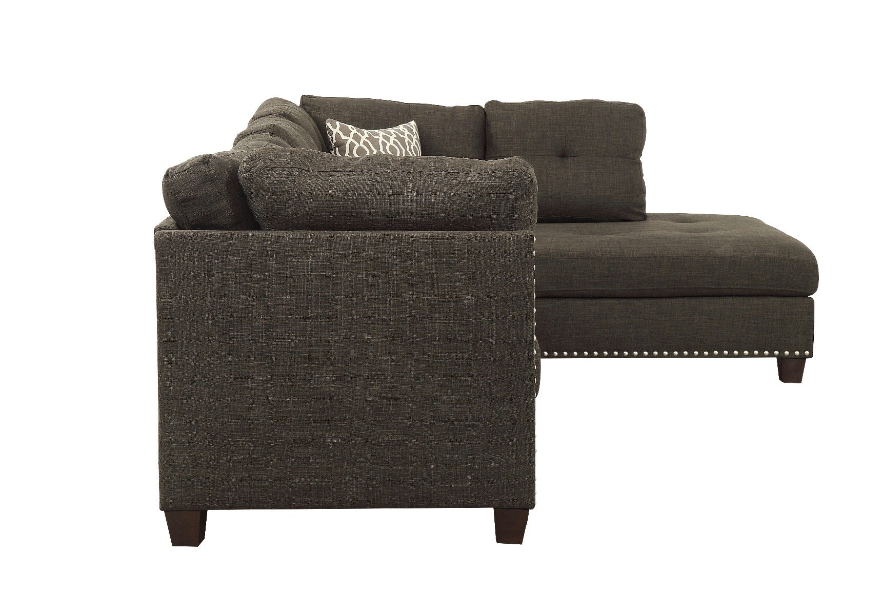 Laurissa Sectional Sofa & Ottoman W/2 Pillows