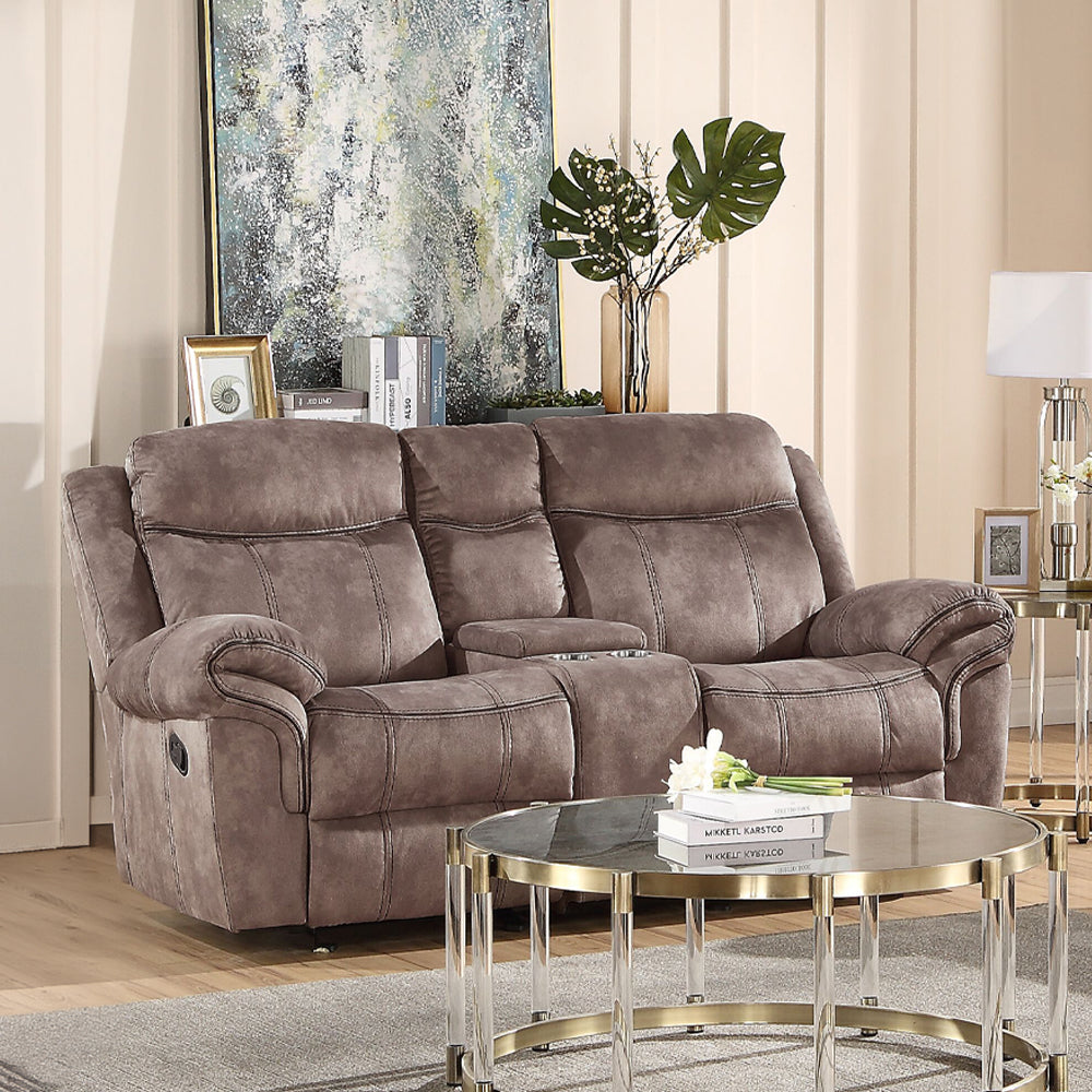 Zubaida Motion Sofa & Console W/USB