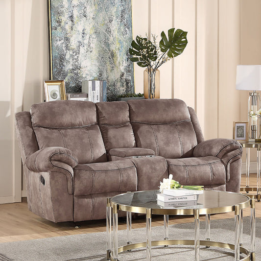 Zubaida Motion Sofa & Console W/USB