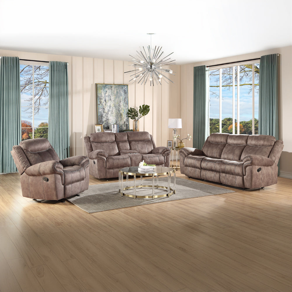 Zubaida Motion Sofa & Console W/USB