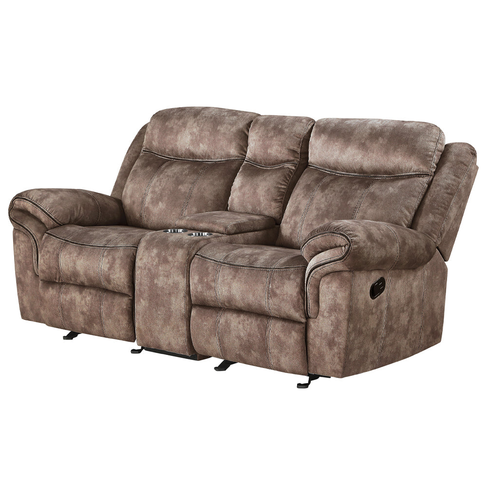 Zubaida Motion Loveseat & Console W/USB