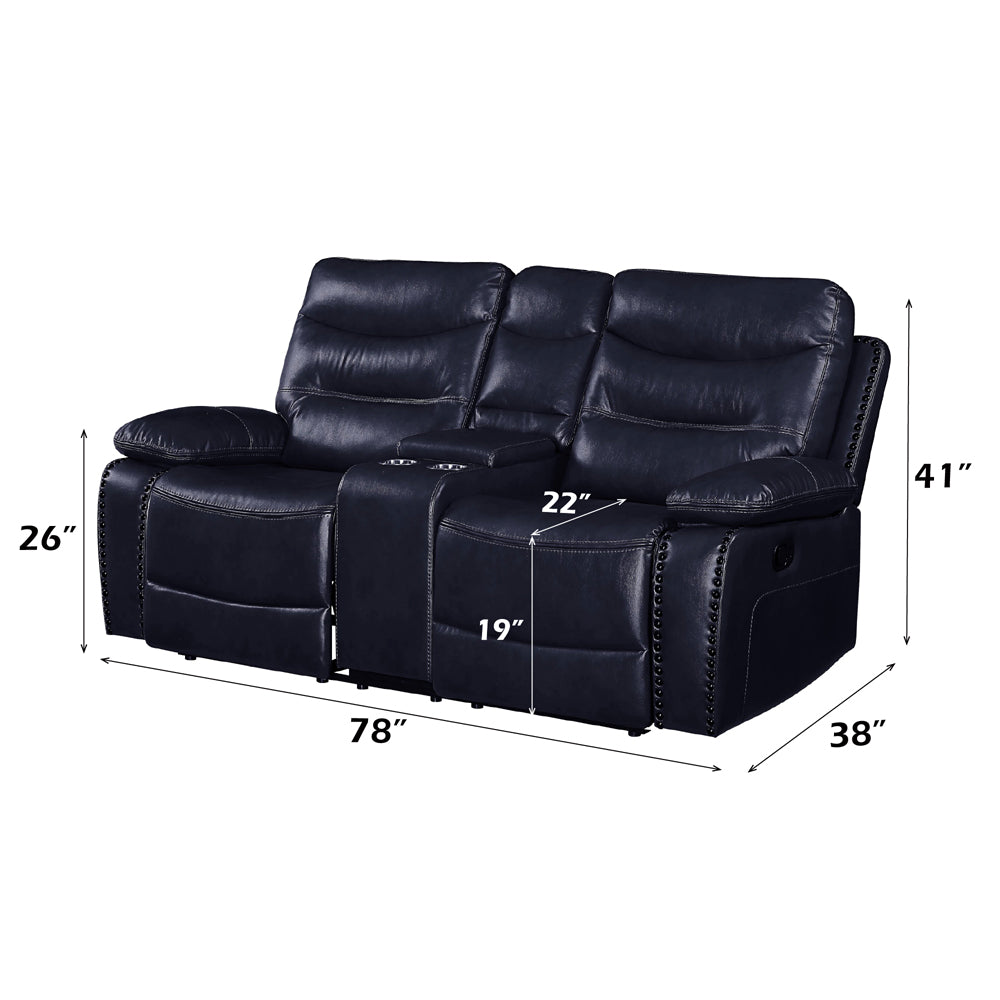 Aashi Motion Loveseat W/Console