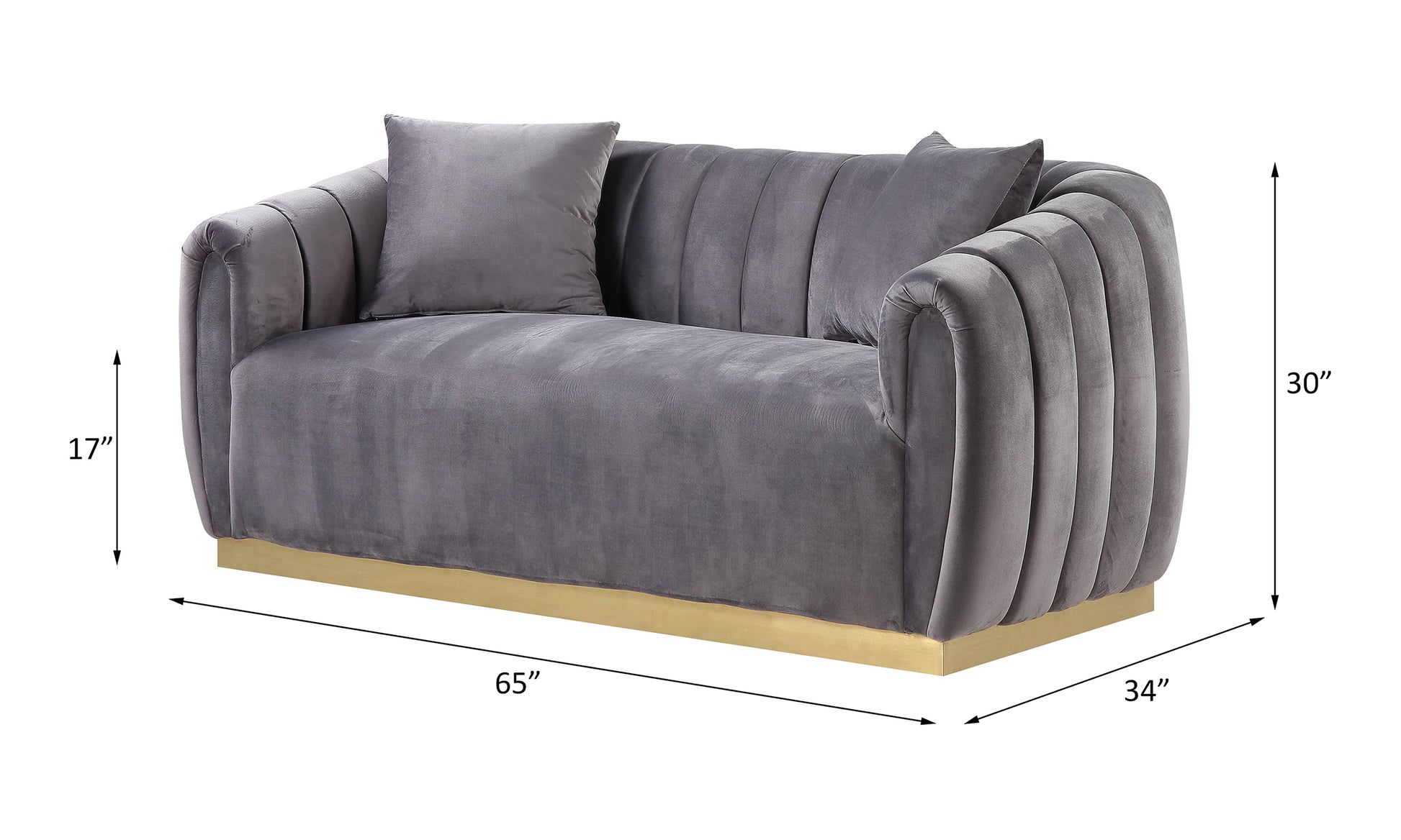 Elchanon Loveseat W/2 Pillows