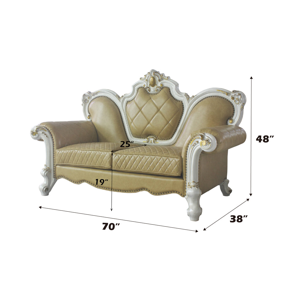 Picardy Loveseat W/3 Pillows