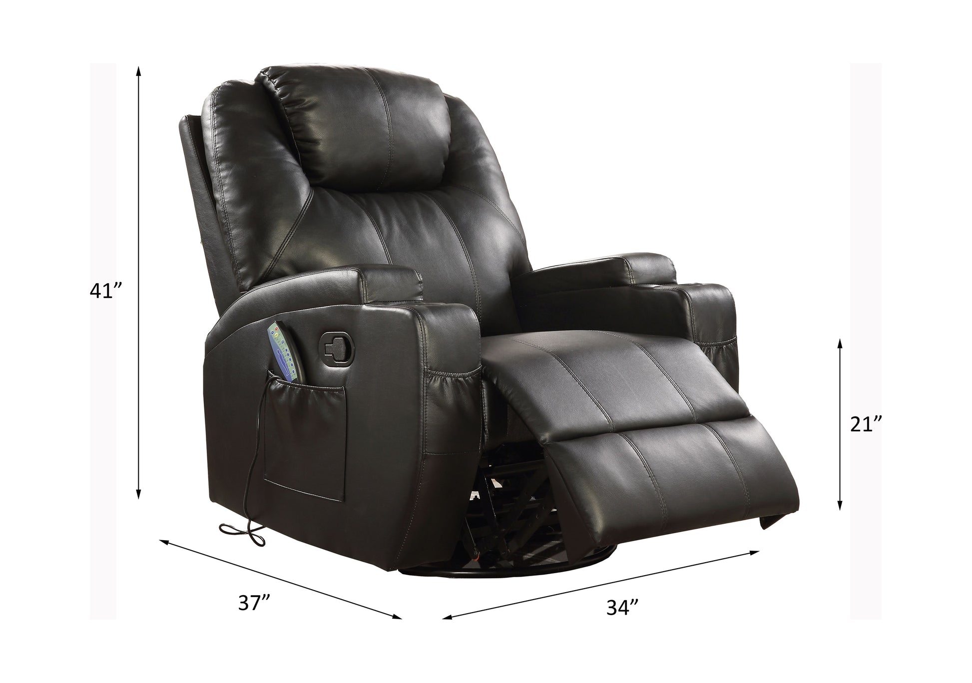 Waterlily Motion Rocker Recliner W/Swivel
