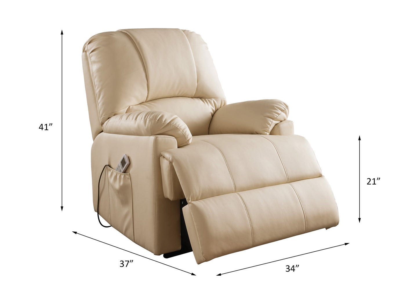 Ixora Recliner W/Power Lift & Massage