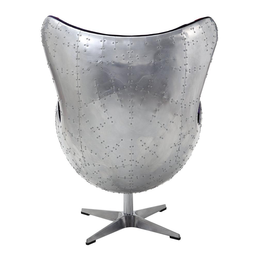 Brancaster British Flag Accent Chair W/Swivel