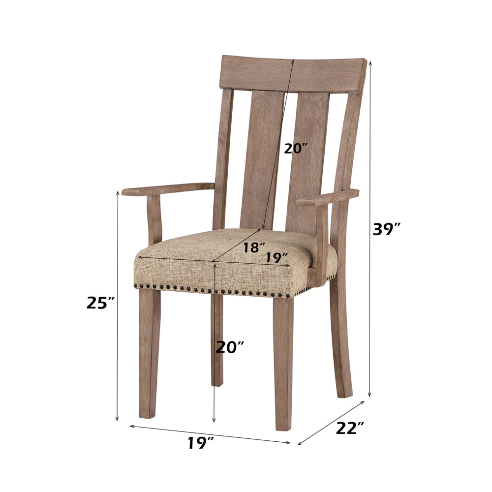 Nathaniel Arm Chair (Set-2)