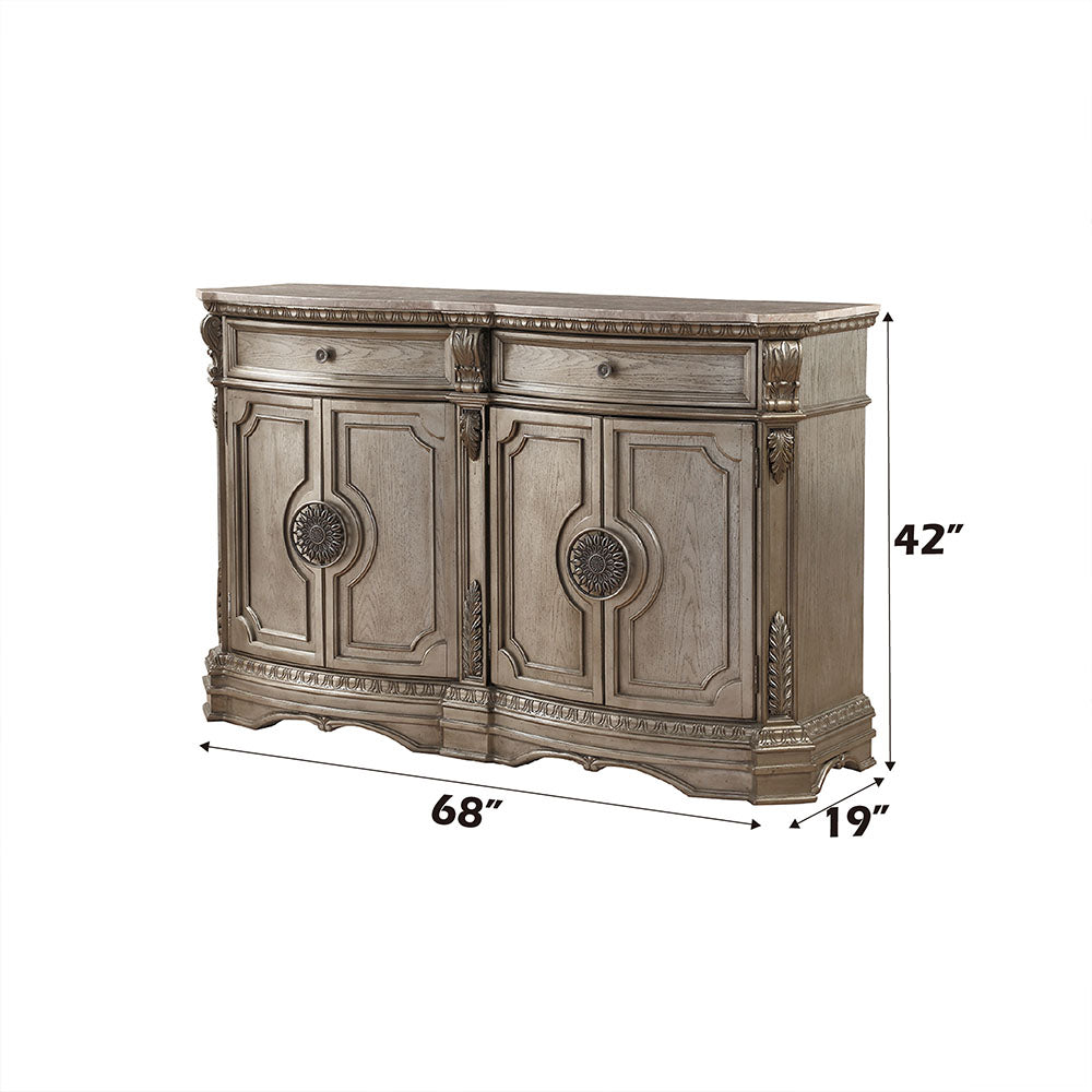 Northville Server W/Marble Top