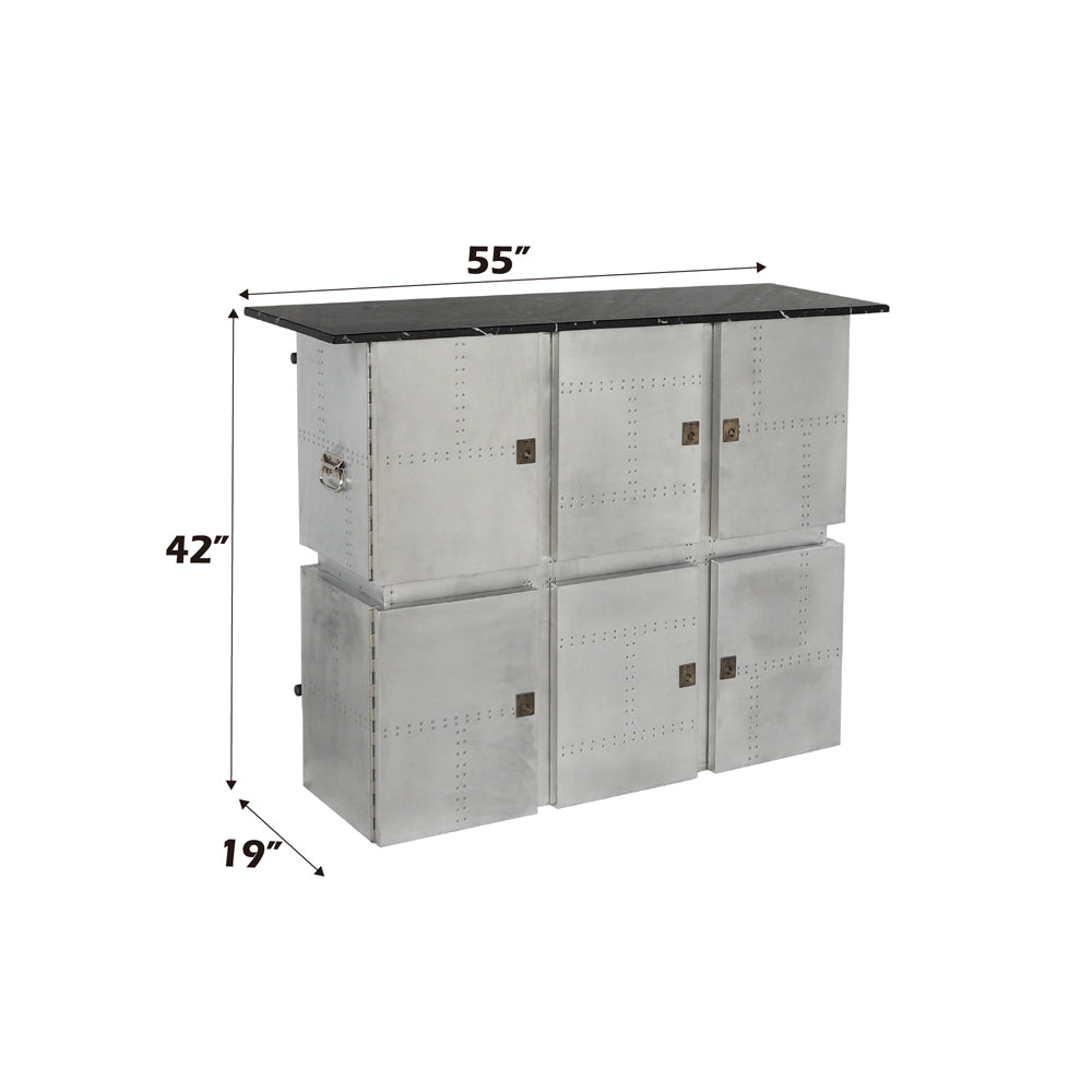 Brancaster Bar Table W/Marble Top