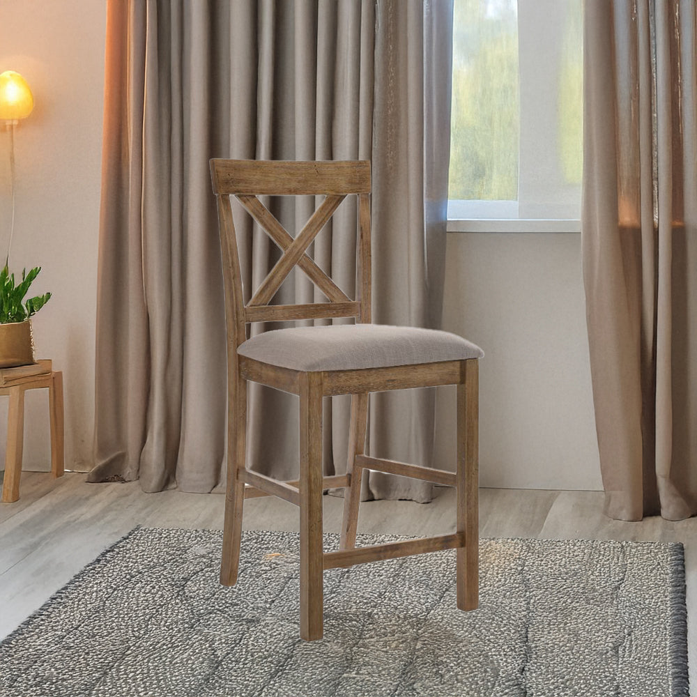 Martha II Counter Height Chair (Set-2)