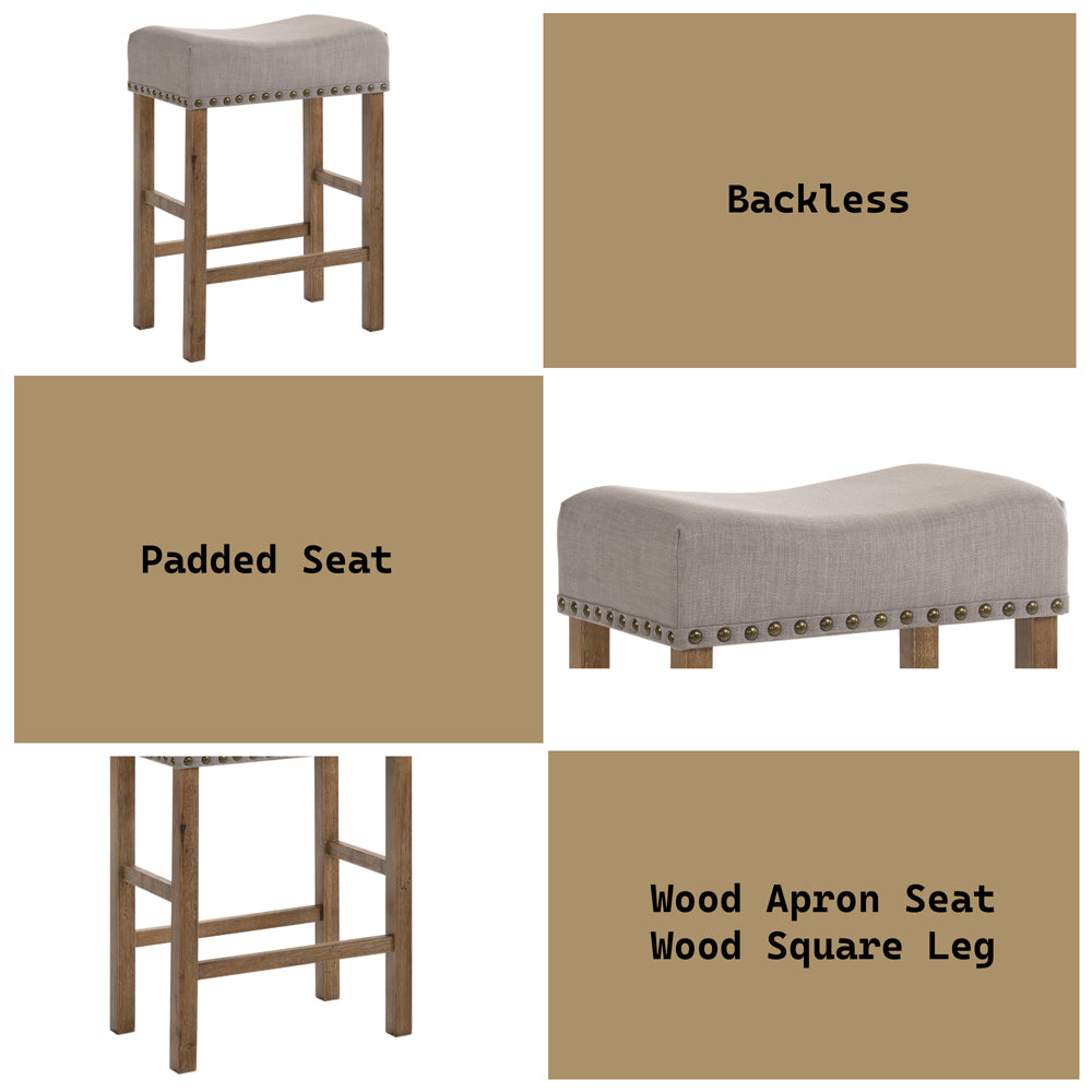 Martha II Counter Height Stool (Set-2)