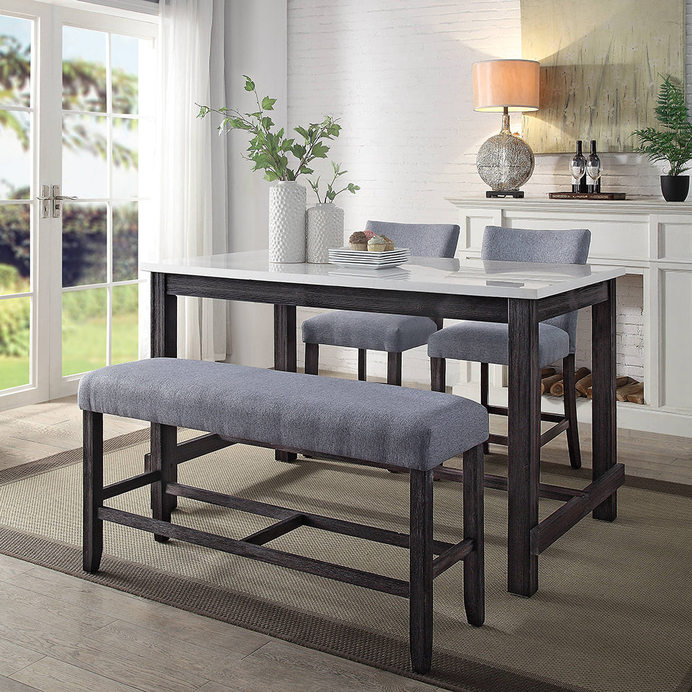 Yelena Counter Height Table W/Marble Top