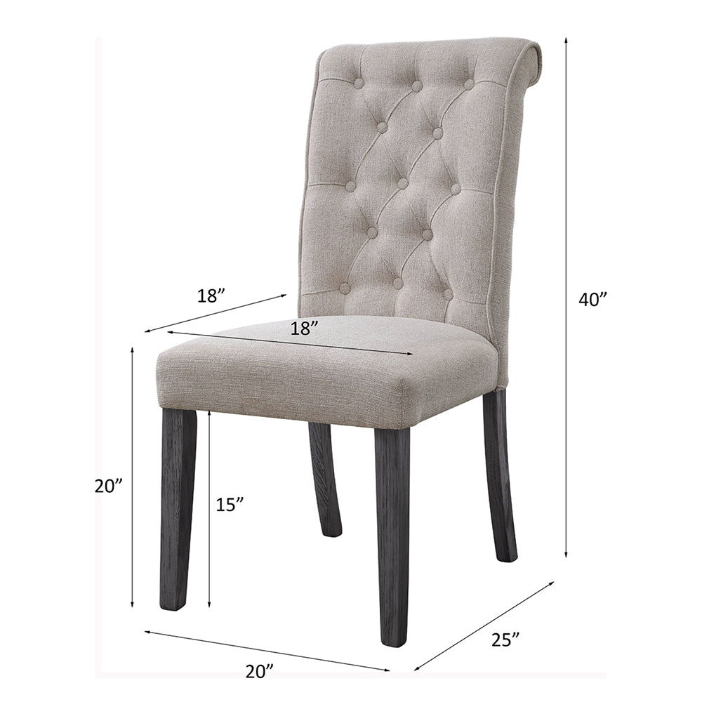 Yabeina Side Chair (Set-2)