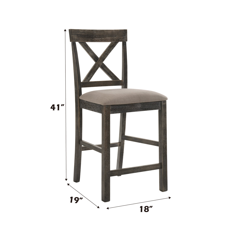 Martha II Counter Height Chair (Set-2)