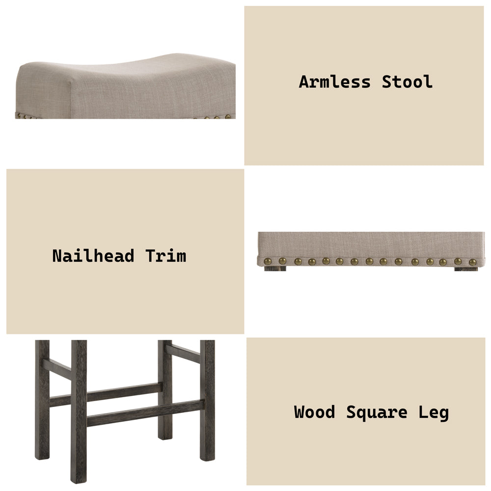 Martha II Counter Height Stool (Set-2)