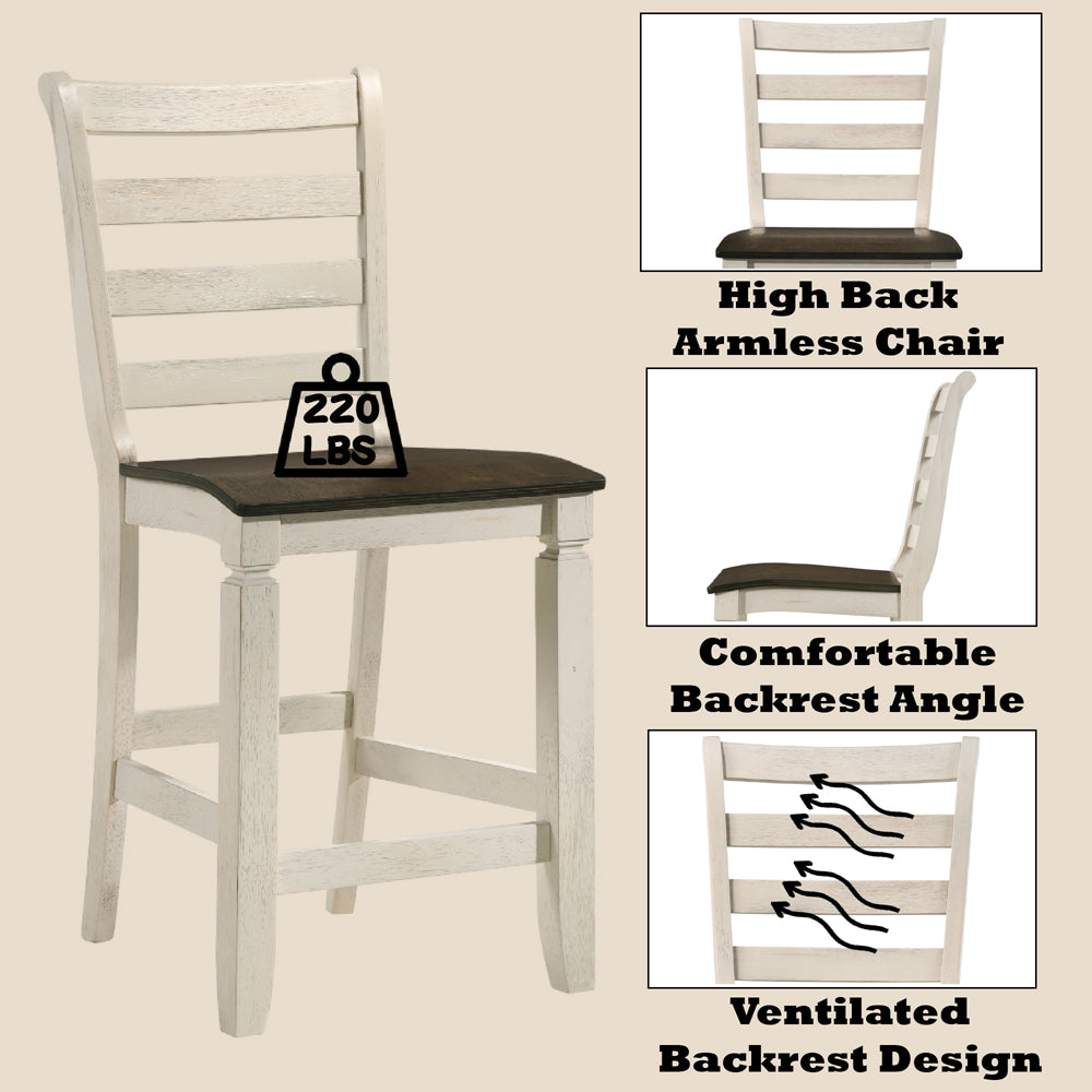 Tasnim Counter Height Chair (Set-2)