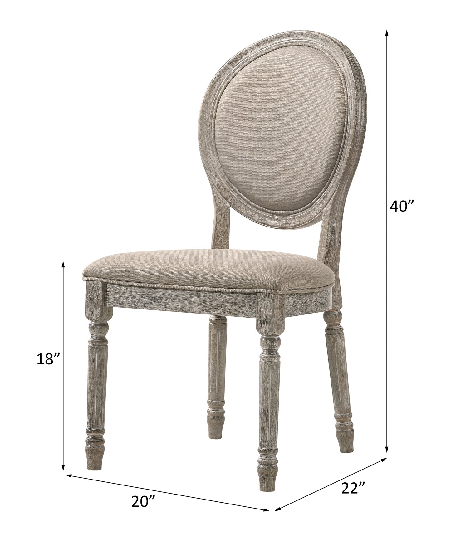 Faustine Side Chair (Set-2)