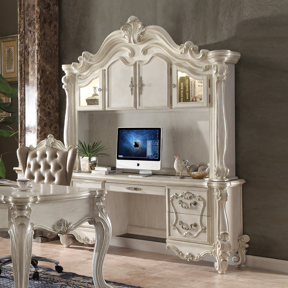 Versailles Executive Computer Desk W/Hutch
