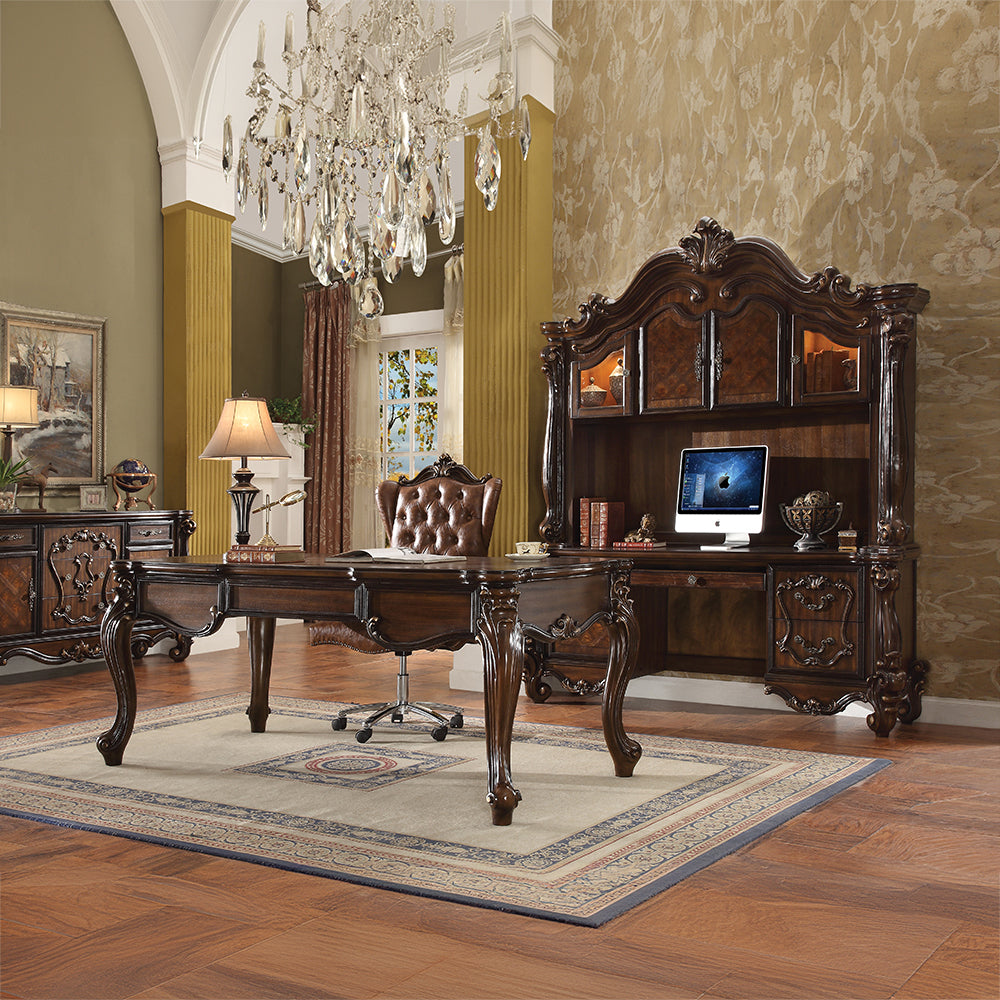 Versailles Executive Computer Desk W/Hutch