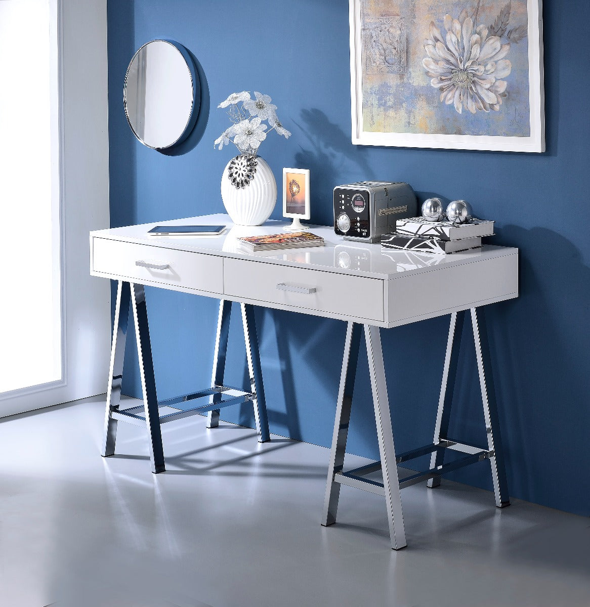 Coleen Writing Desk W/USB