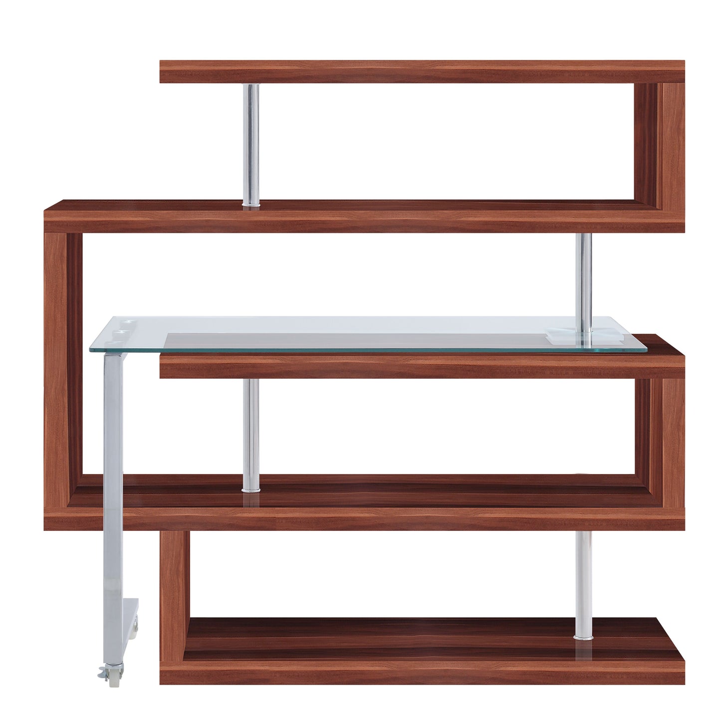 Buck II Writing Desk W/Bookshelf
