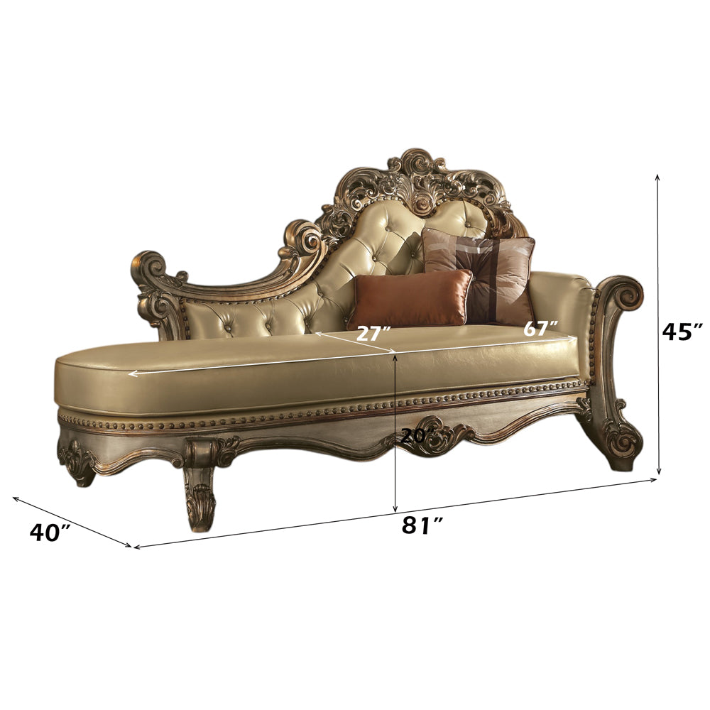 Vendome Chaise W/2 Pillows