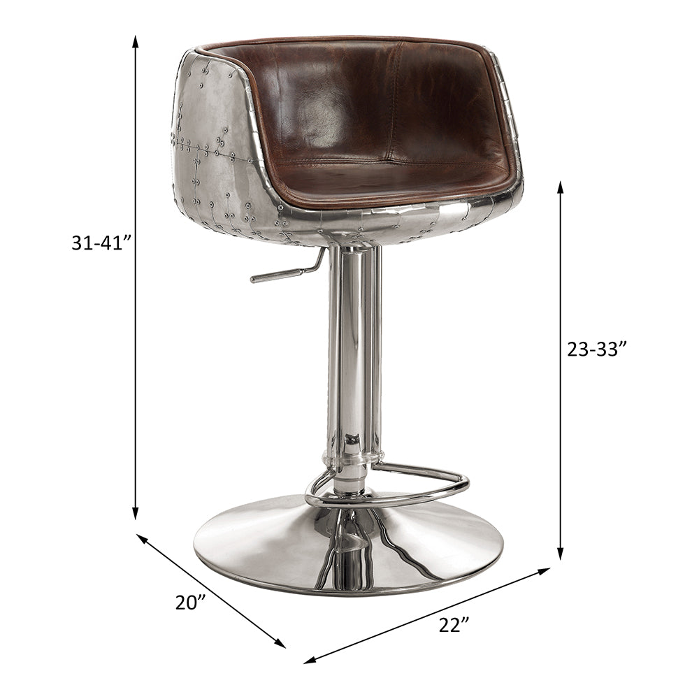 Brancaster Adjustable Stool W/Swivel