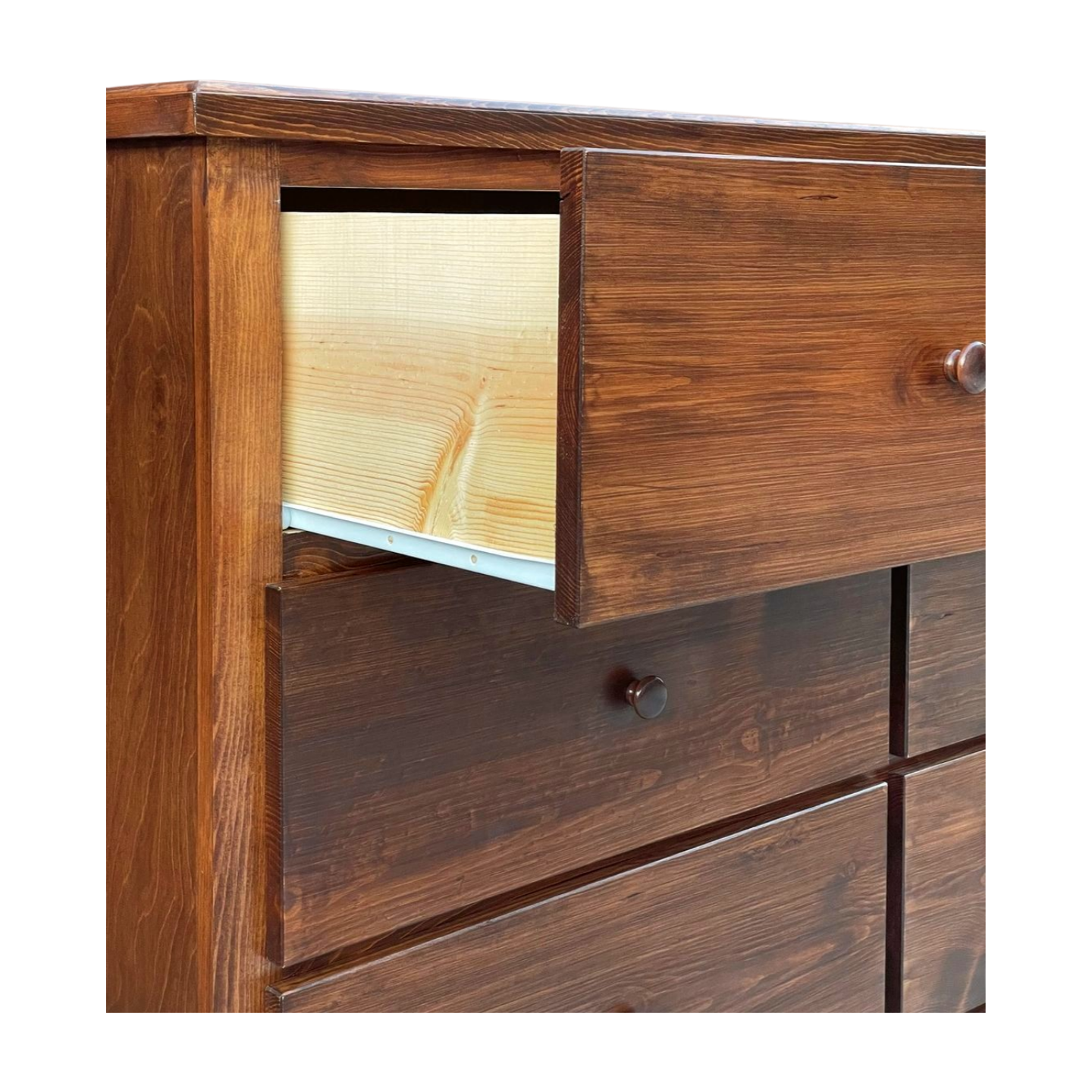 Solid Wood 6 Drawer Dresser