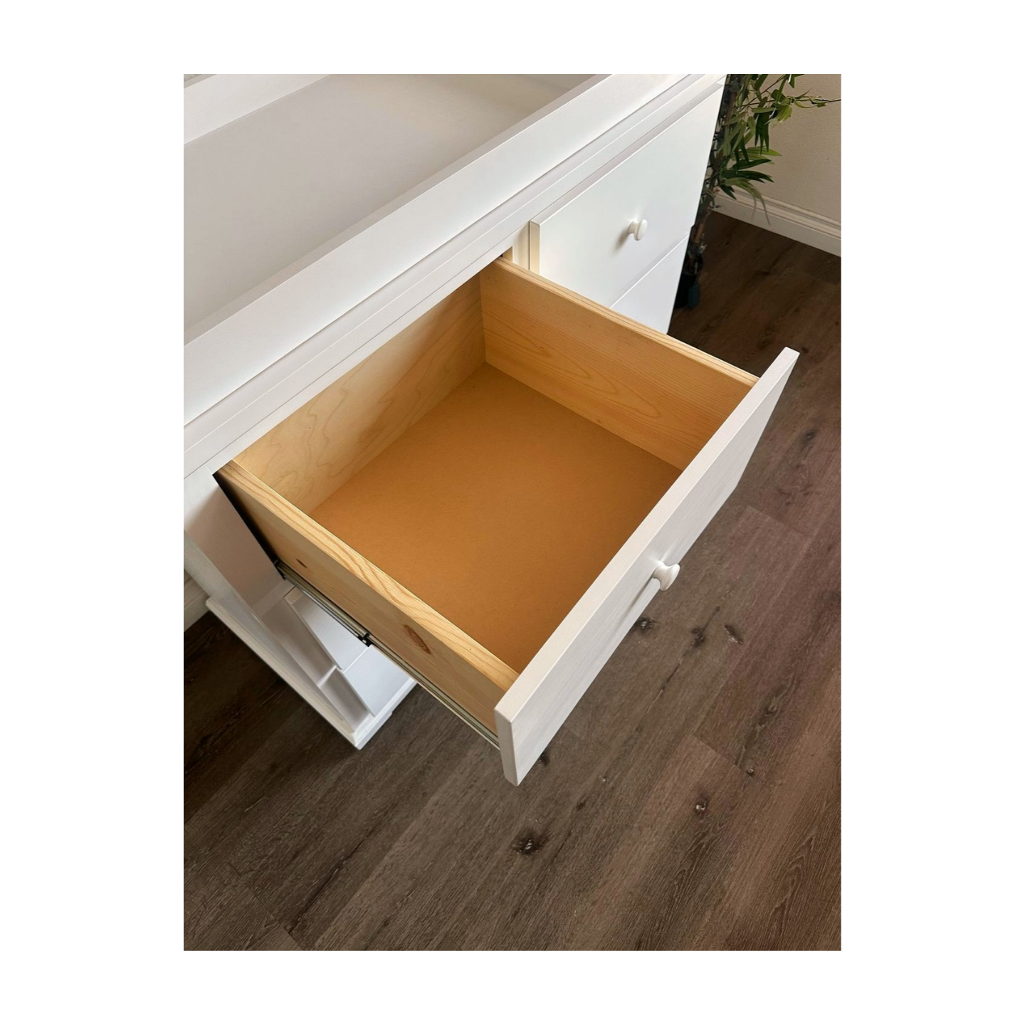 Solid Wood 6 Drawer Baby Dresser w/ Removable Changing Top